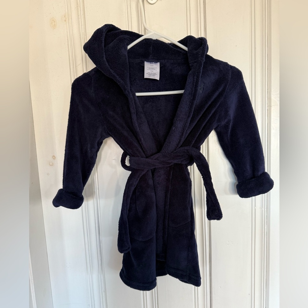 GAP Charcoal Hooded Bathrobe